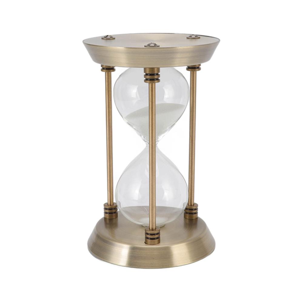 Entdecken Sie die Zeit mit Eleganz Eieruhren-Sanduhr aus hochwertigem Eisen und Glas 15 Minuten Timer stilvolles Heimdekor und Büro-Accessoire ideales Geschenk für jede Gelegenheit