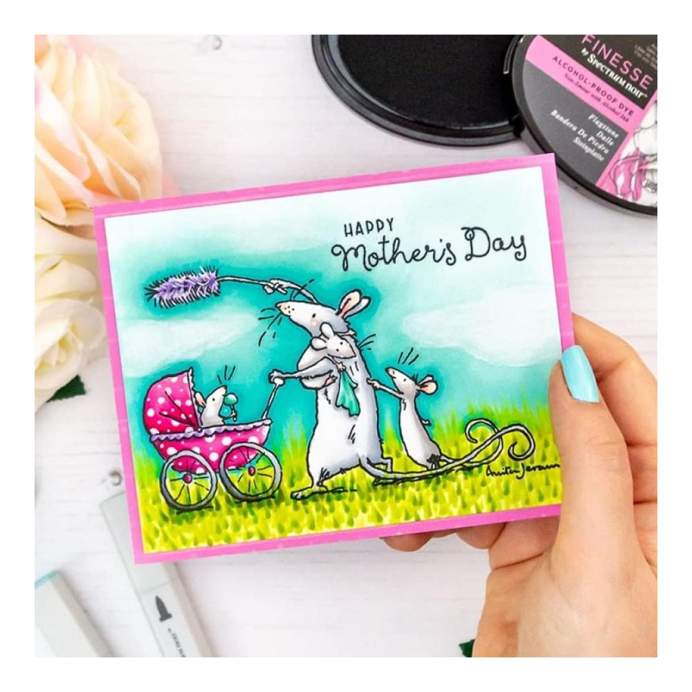 Stanzbögen & Stanzen Kreative Mäuse-Stanzformen für DIY Kartenherstellung Scrapbooking & Basteln. Perfekt für Muttertag Mutterschaft. Metall Stanzschablonen für Papier & mehr