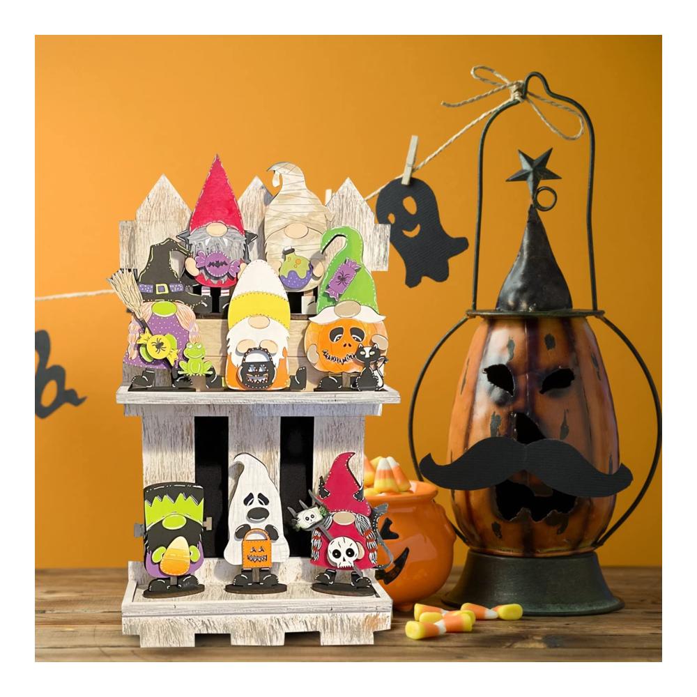 Gruselige Halloween Puppen Gesichtsloser Zwerg Plüsch - Dekorationen für Herbst & Party - Perfekte Geschenke für schaurige Hausdekorationen (Einheitsgröße Farbe wählbar