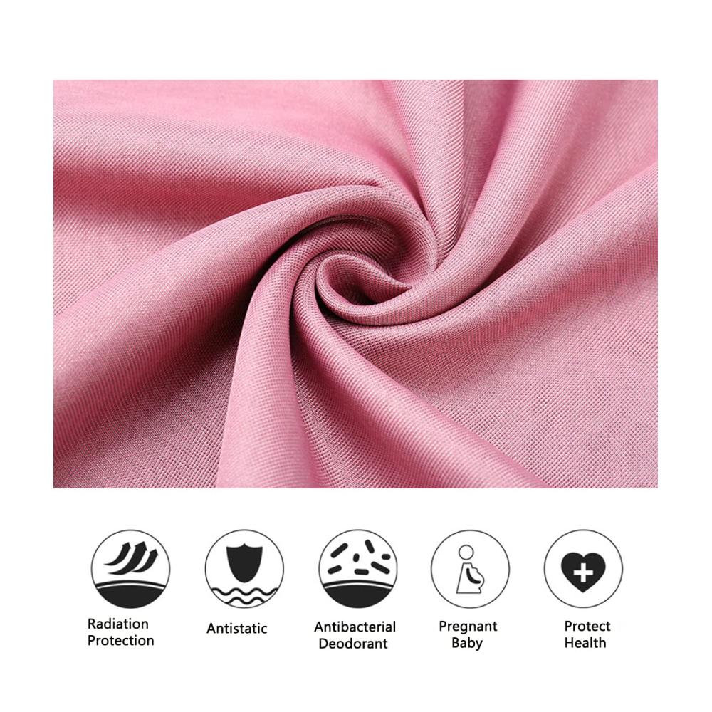 EMF Strahlenschutz Faraday-Gewebe mit Silberfaser | Anti-Strahlung EMI RFID-Abschirmung für Textilien | Signalblockierung für WiFi Bluetooth & Handy | Breite 15 m | [Größe 9x15 m Farbe Rosa]