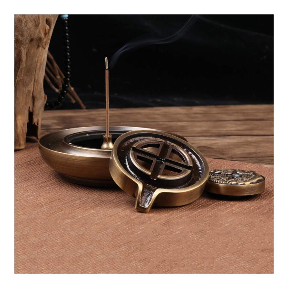Entdecken Sie die Kunst der Entspannung Großes Räuchergefäß Design für Zuhause - Rückstau Kreativer Duftbrenner für Sandelholz Buddha Ambiente - Räucherstäb
