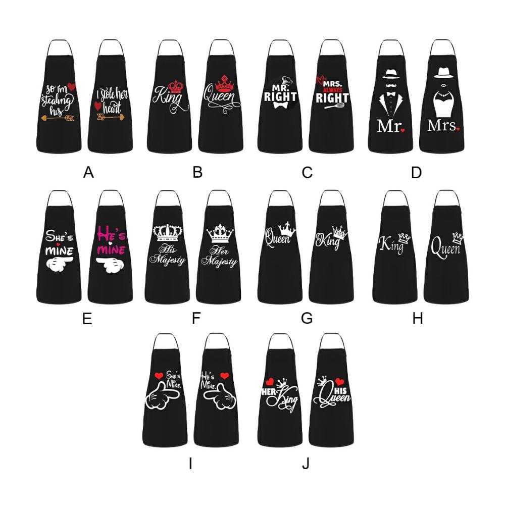 Entzückende Kochschürzen im 2er-Pack für Frauen | Schützend stylisch & praktisch | Ideales Geschenk für Paare | Hochwertiges Polyestermaterial | Küchenaccessoire mit Stil und Funktion