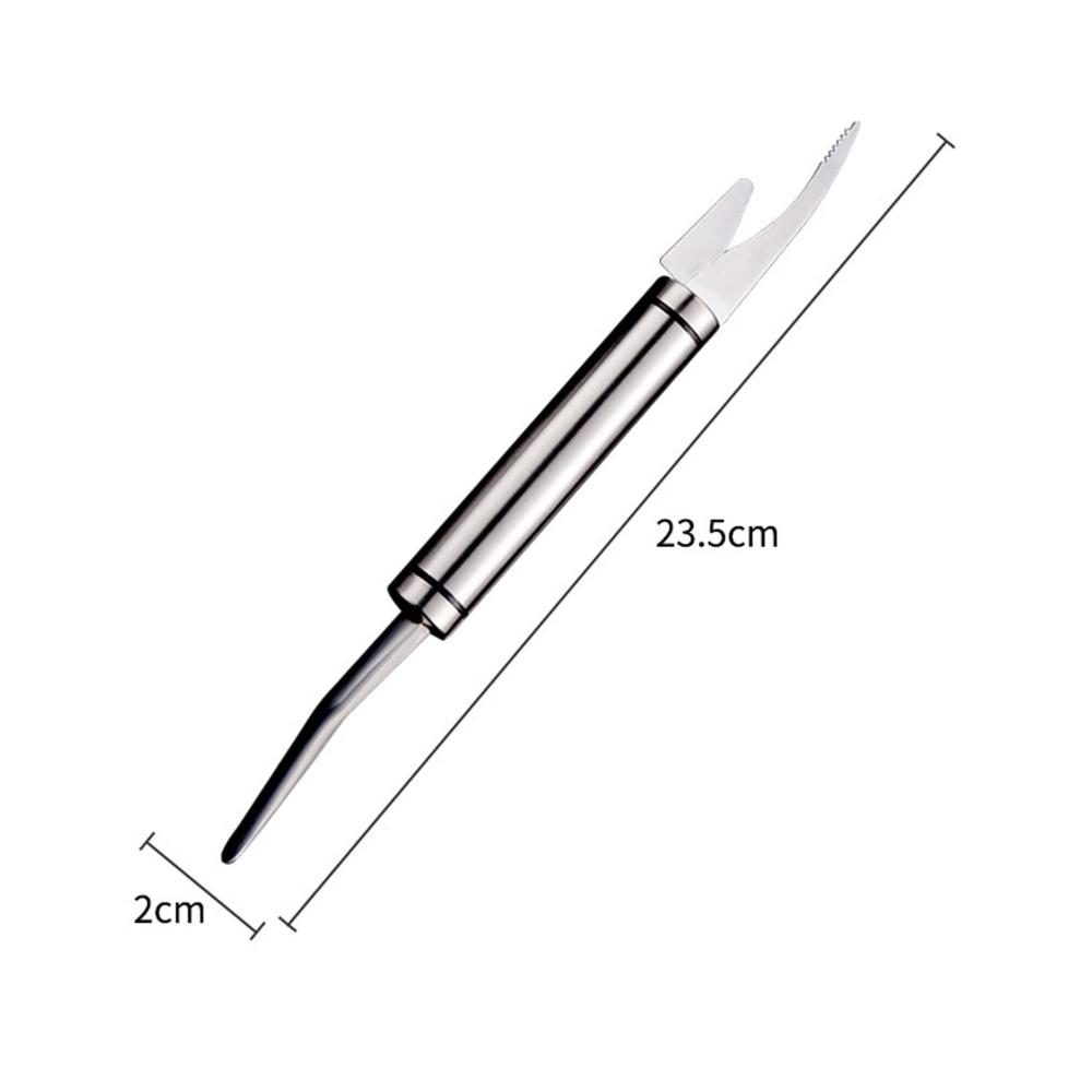 Hochwertiger Schäler - 5 in 1 Multifunktions-Garnelenmesser für Schälen Entadern und mehr - 2er Packung - Leicht zu reinigen und zu verwenden
