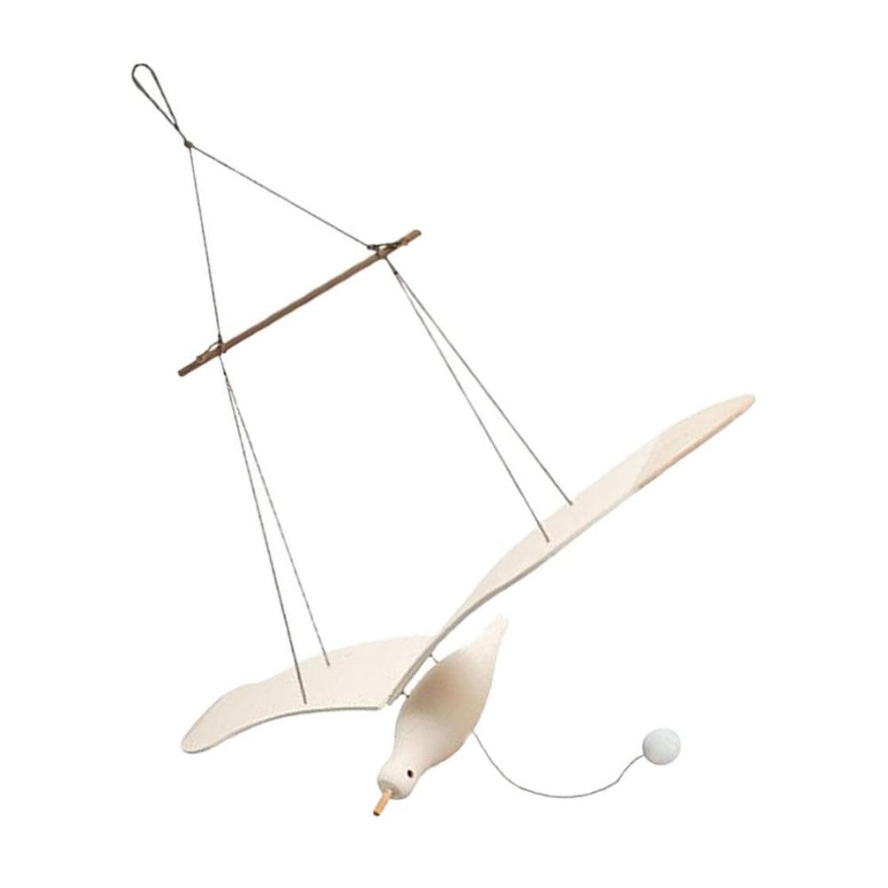 Entzückendes Möwen-Mobile aus Holz für kreative Nautikliebhaber - Dekorative Stranddekoration und mediterrane Wandkunst für Zuhause und Kinderzimmer
