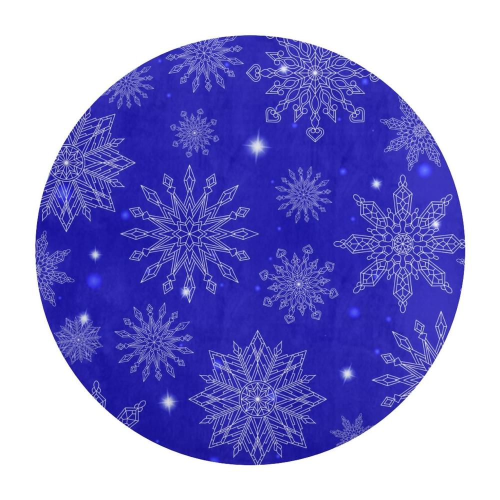 Entzückende weiße Schneeflocken Teppiche Weich flauschig & perfekt für Schlafzimmer Wohnzimmer Kinderzimmer & Mädchen. Ideale