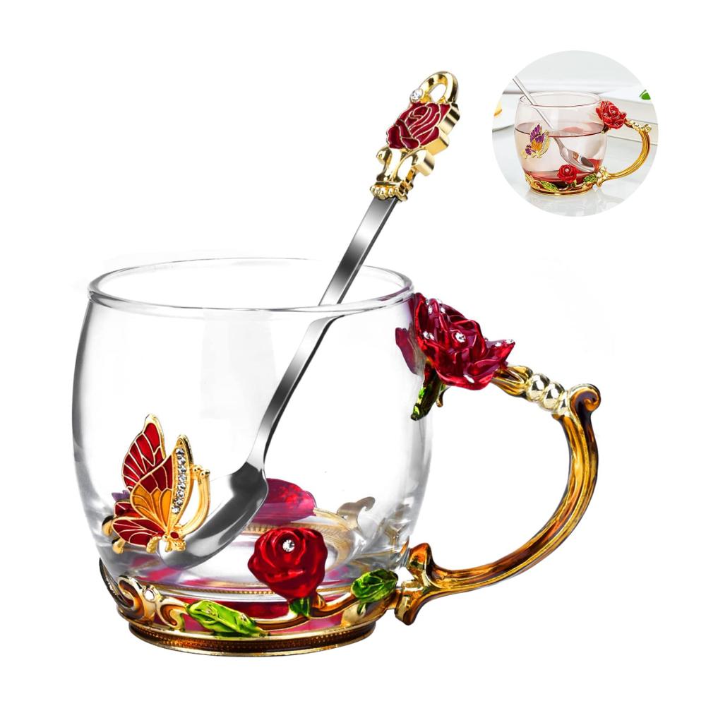 Entdecken Sie stilvolle Kaffee- & Teegläser Zup Butterfly Zoffee Becher aus Glas 330 ml - Einzigartiges Design für Genussmomente - Perfekt für Kaffee Tee und mehr - Ideales Geburtstagsgeschenk