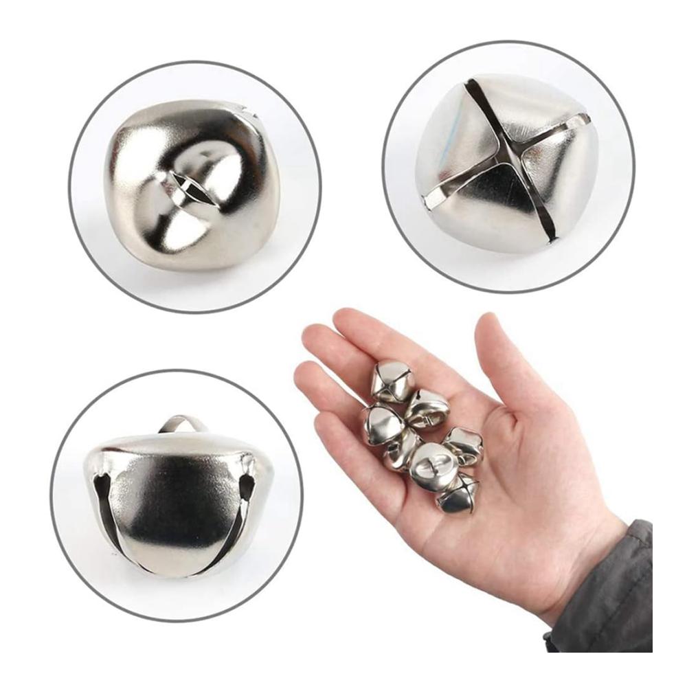 400 Stück Jingle 25mm Handgemachte Glocken in Loser DIY Glocken Weihnachts Dekoration Haus Dekoration - Glänzende Glocken für Bastelprojekte und festliche Dekorationen! Perfekt für Weihnachten Handwerk und mehr