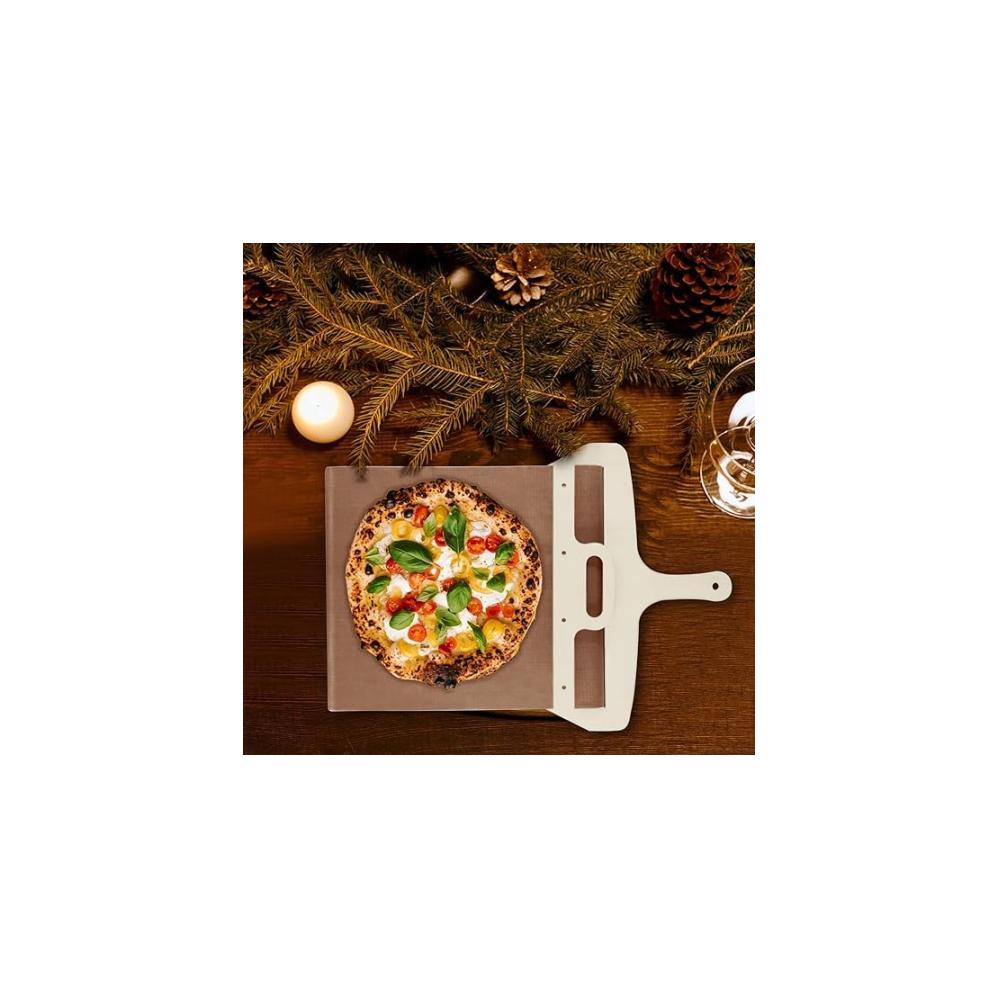 Genießen Sie müheloses Schneiden – Premium Pizzaschneider Set mit ergonomischem Griff für perfekte gleichmäßige Scheiben. Ein Muss für Pizza-Liebhaber