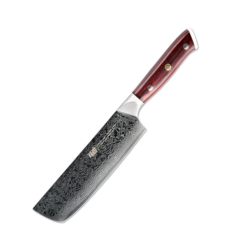 65-Zoll Profi Kochmesser aus 67-Lagen Damaszener Superstahl Aus10 - Ultra Scharfes Küchenmesser für Fleisch & Mehr Ergonomischer Griff