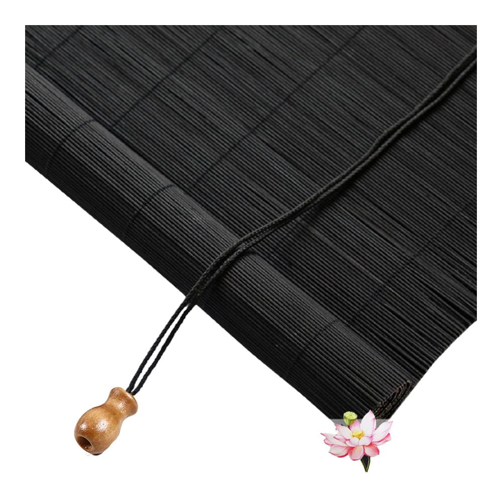 Premium Bambus Seitenzugrollo - Handgefertigtes Naturrollo für stilvolle Fensterdekoration - Leicht zu montieren - Lichtdurchlässig & Verdunkelnd - 100x235cm - Ideal für Büro & Zuhause