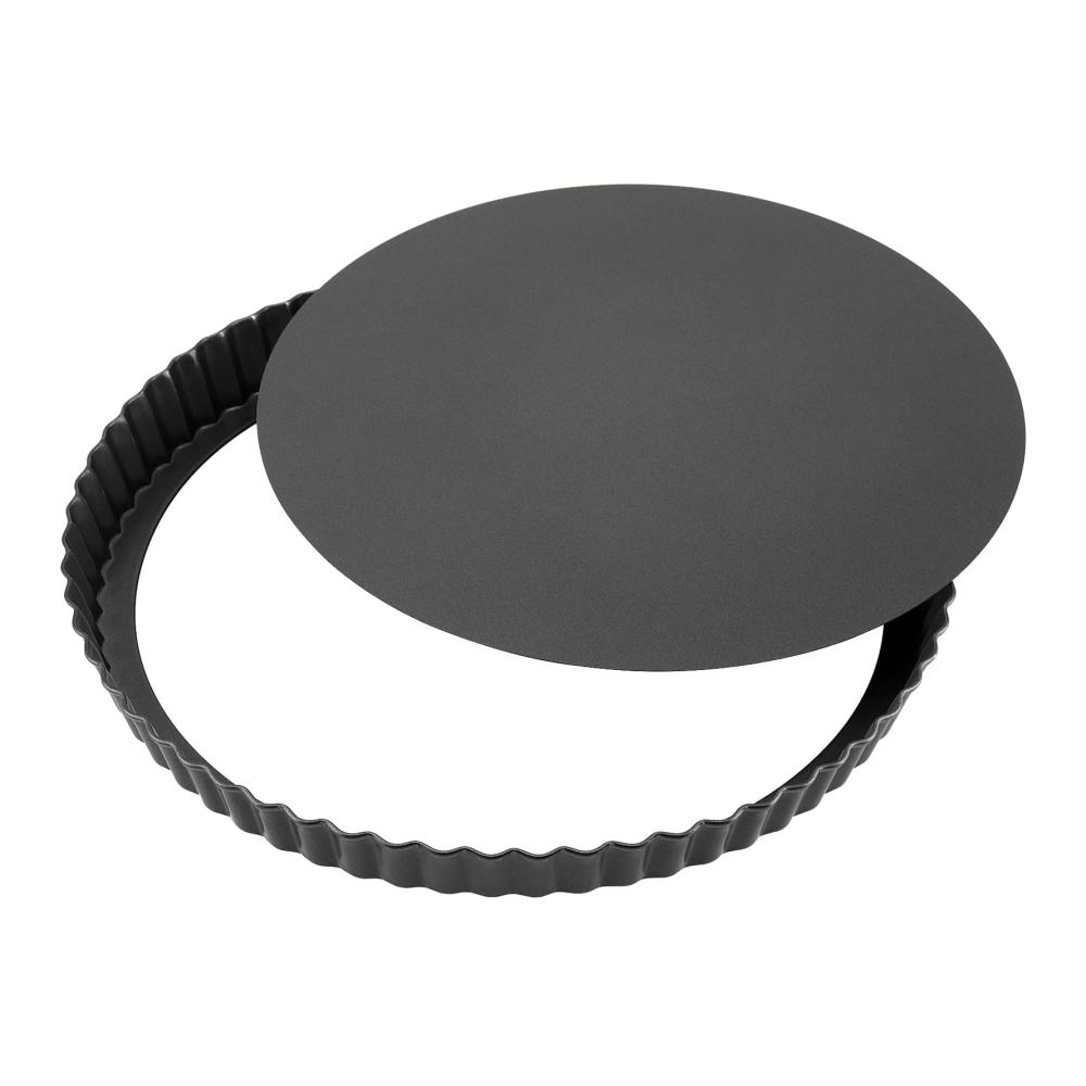 Entdecken Sie die Magie des Backens mit unseren 2 Stück Törtchenformen! Hochwertiger Kohlenstoffstahl 28 cm Durchmesser mit herausnehmbarem Boden für müheloses Entformen. Perfekt für Quiches Torten Kuchen und mehr. Gönnen Sie sich dieses unverzichtbare Backwerkzeug für köstliche Puddings Kekse und Obsttartes. Backen Sie mit Stil und Präzision – Ihre kulinarischen Meisterwerke verdienen die beste Form