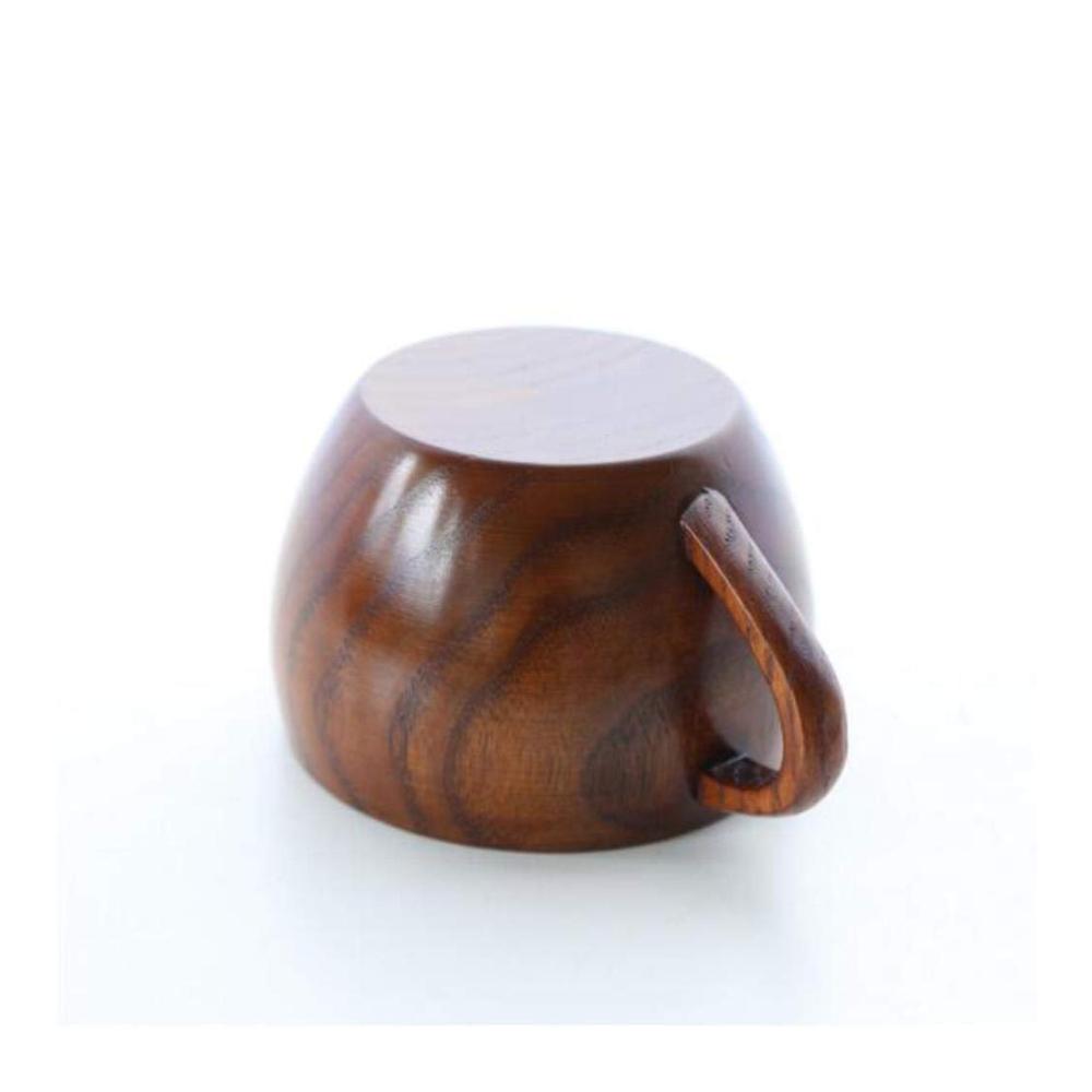 Einzigartige Teetassen 260 ml Holzdesign nachhaltige Becher für unterwegs - Handgriff umweltfreundlich - Ideal für Tee-Liebhaber und Geschenke - 1 Stück