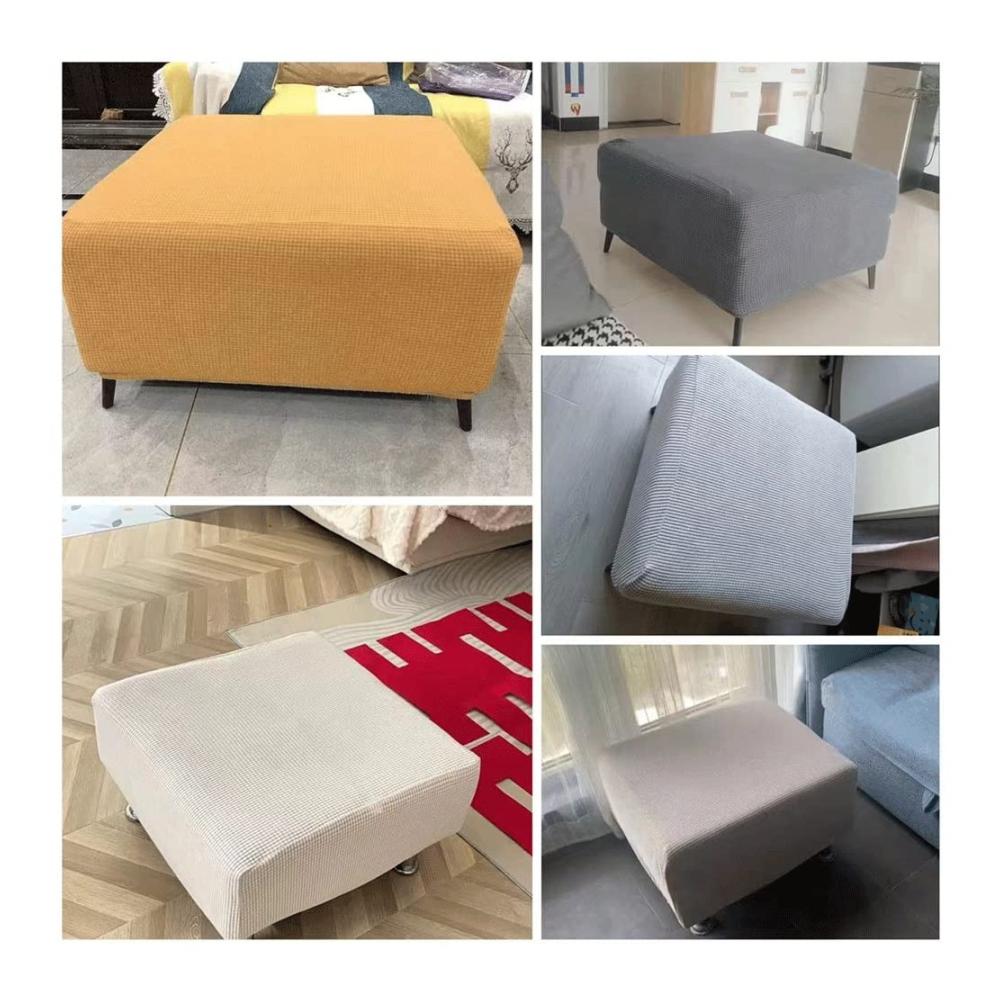 Hochwertiger Sesselüberwurf - Jacquard Stretch-Bezug für Sessel und Hocker - Dicker Stoff mit Elastischer Unterseite - Maschinenwaschbar - Modernes Design (Farbe C Größe M