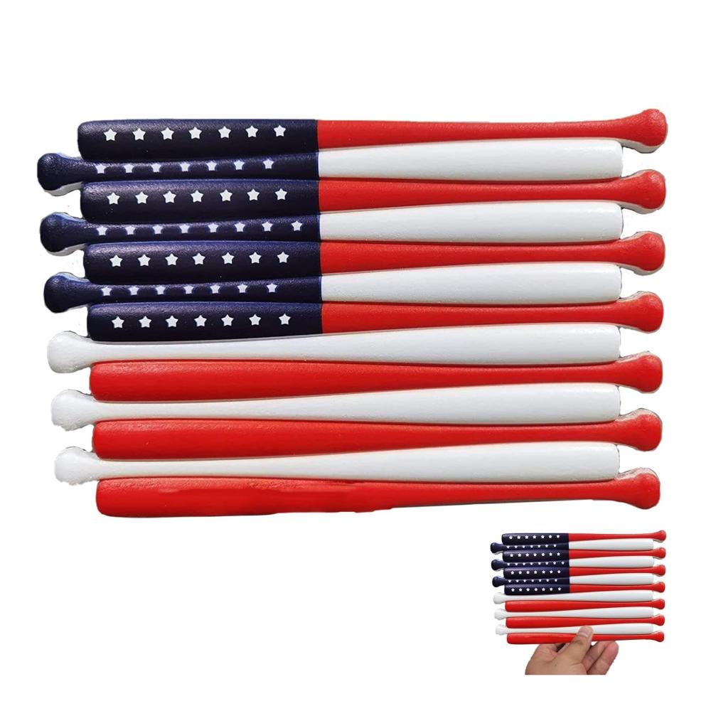 Blattgold Acrylskulptur-Bastelset Amerikanische Flagge & Wandkunst für Unabhängigkeitstag! Perfekte Heimdekoration & Wohnzimmer-Türanhänger. Gönnen Sie sich luxuriöse Base