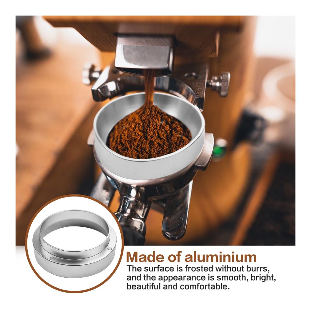 Dosiertrichter für präzises Kaffeepulver-Füllen | 51mm Siebträger Zubehör aus Aluminium | Ersatz für EC680 EC685 | Espresso Trichter für genaues Dosieren