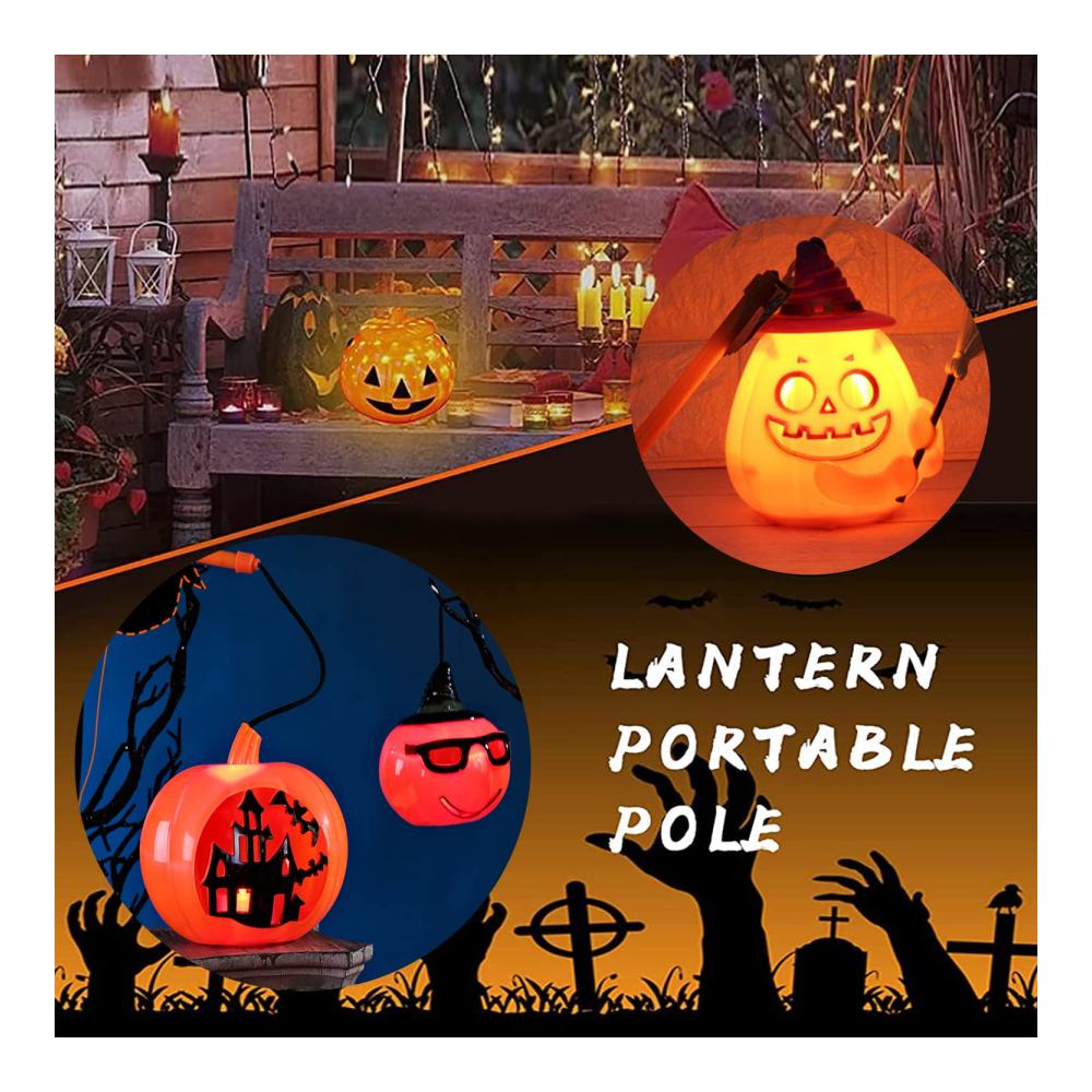 LED Laternenstab Set mit 8 Papierlaternen - Ideale Dekoration für St. Martin Halloween und Kinderpartys - Elektronischer Laternenstab mit 40 cm Länge - Stimmungsvolle Beleuchtung für Kostümpartys