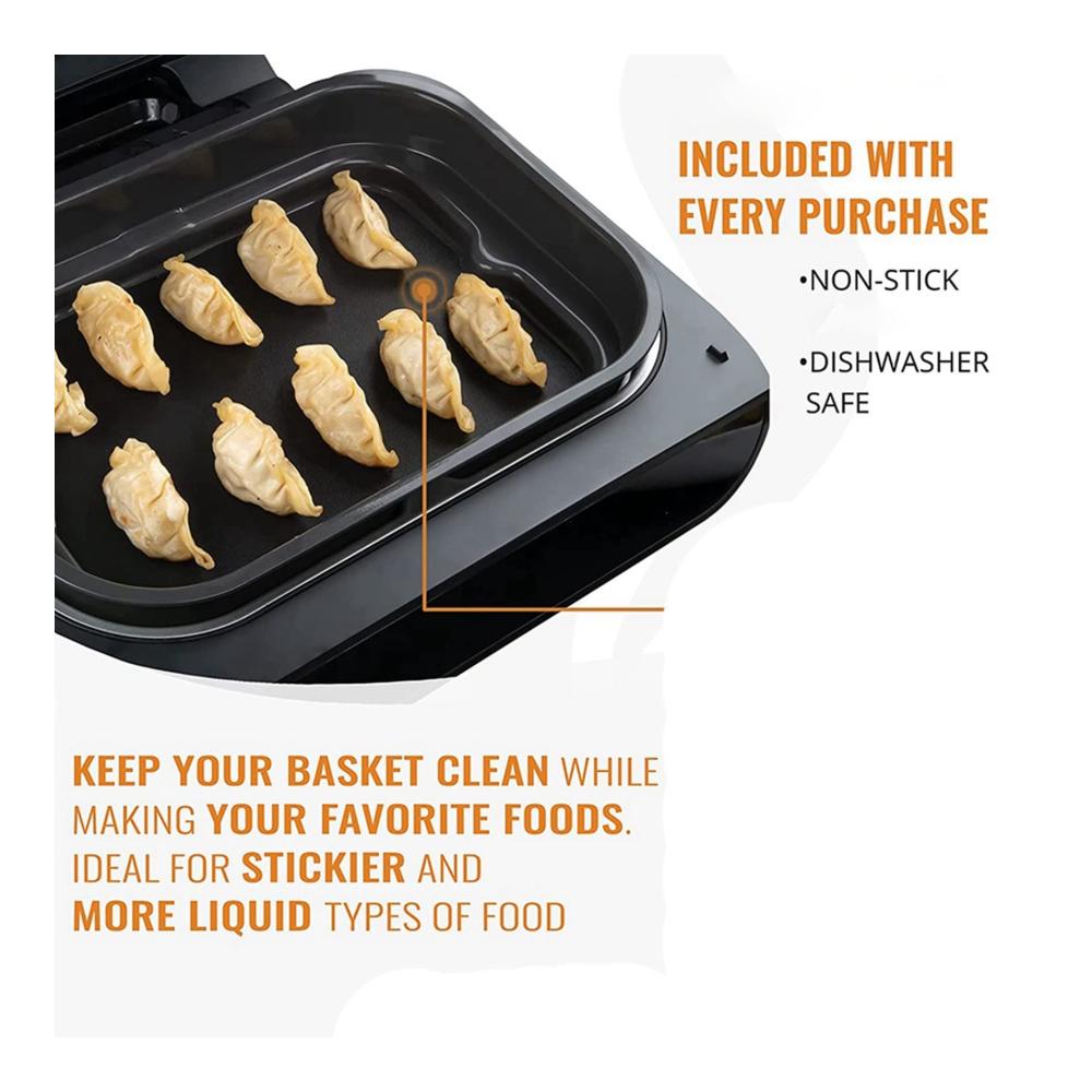 Backpapier für Ninja Foodi XL Smart FG551 6-in-1 Indoor Grill - 4er Packung Backpapier-Liner | Hochwertiges Pergamentpapier Zubehör für Ninja Foodi | Antihaftbeschichtet und Hitzebeständig | Perfekt für gesündere Kochergebnisse | Leicht zu reinigen