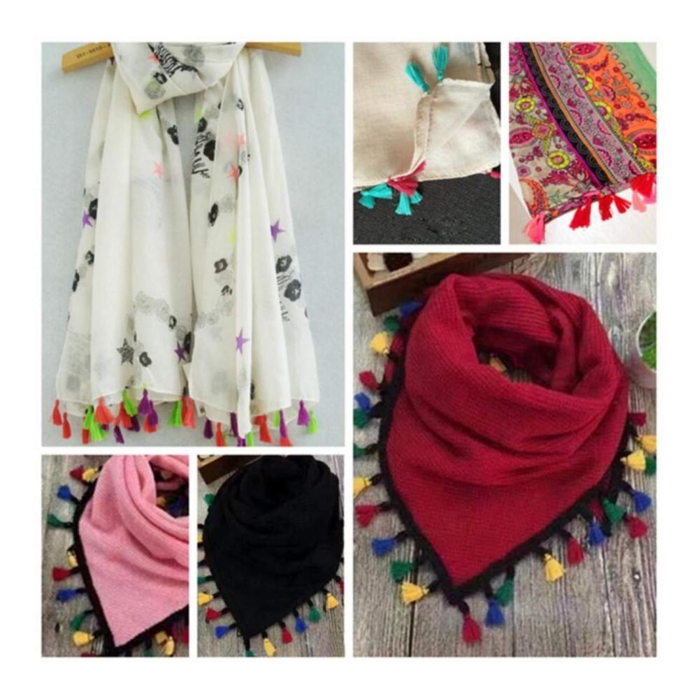 Entdecken Sie Eleganz Spitzenband mit Quasten und Fransen - Spitzenborte für DIY Hochzeit Party Handwerk und Nähen - Handgemacht für Vorhang Kleidung und Zubehör - 457 m - In leidenschaftlichem Rot