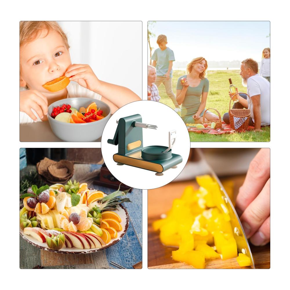 Entdecken Sie den ultimativen Küchenhelfer Manueller Obst- und Gemüseschäler – Ideal für Kiwis und mehr! Praktisch drehbar spülmaschinenfest und mühelos im Gebrauch