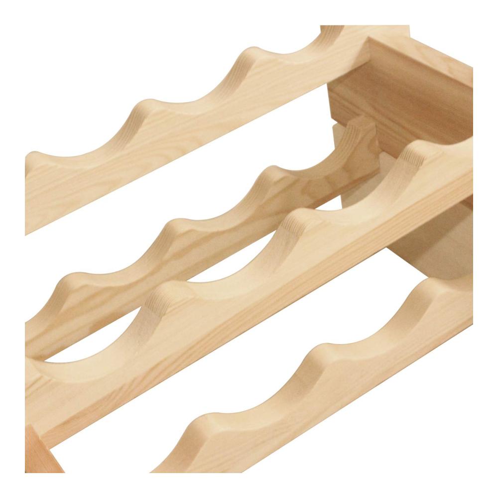 Entdecken Sie Eleganz Weinregal aus Holz für 60 Flaschen - Stilvolles Flaschenregal mit 6 Ebenen - Praktischer Weinhalter für Küche Esszimmer und Bar - 110x30x80.5 cm - Organisation und Genuss vereint - BHEU-BY-WS002