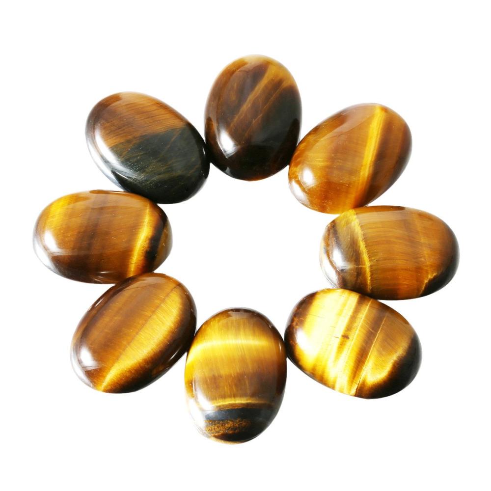 DIY Schmuckherstellung 5er Set Edelstein Cabochons - Kristall Oval Cabochon für Perlencharms - Hochwertiges Zubehör für Perlenprojekte