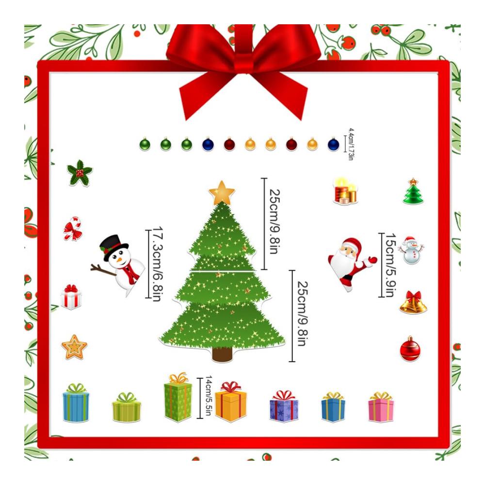 Entzückende Weihnachtsmagnete für Kühlschrank - Festliche Weihnachtsbaum-Magneten & Xmas-Kühlschrankaufkleber - Frohe Weihnachten Metalltürdeko - Ideales Geschenk für die Feiertage! Magnetische festliche Dekoration
