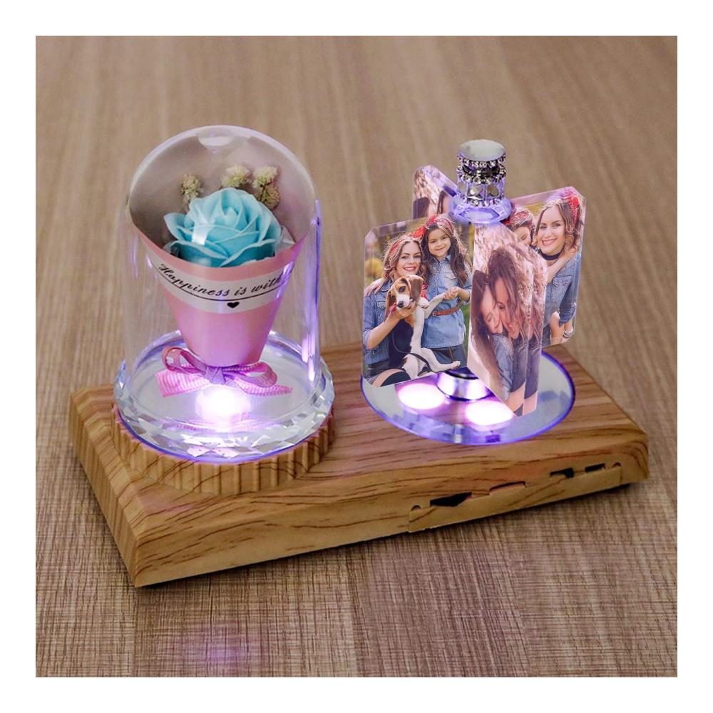Rechteckig Bluetooth-blaue Rose