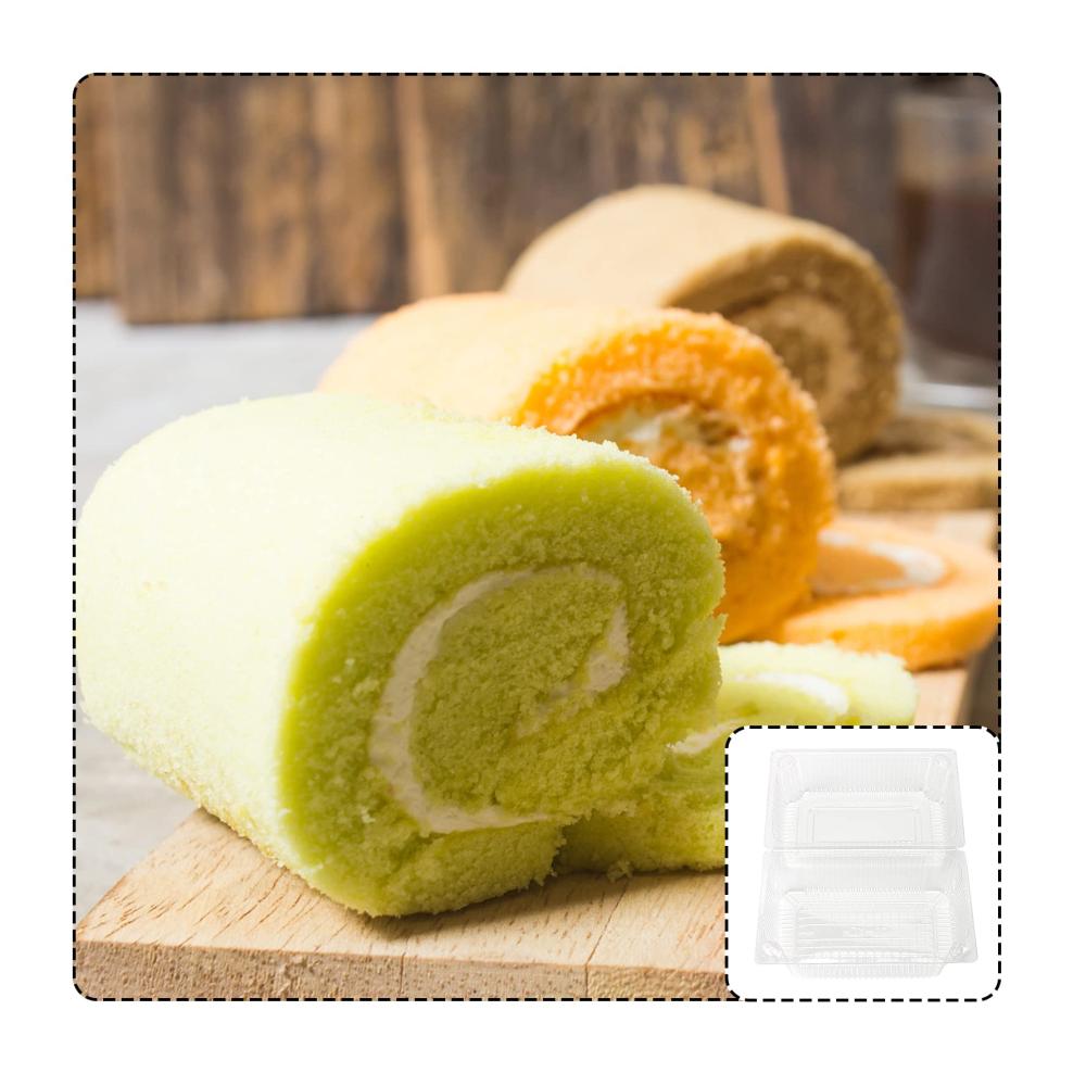 Aufbewahrung leicht gemacht Transparente Kuchenbehälter 18 cm für Kuchenportionen & Cupcakes – Quadratische Dessertboxen mit Deckel für frische Leckereien – Ideal für Salat und mehr