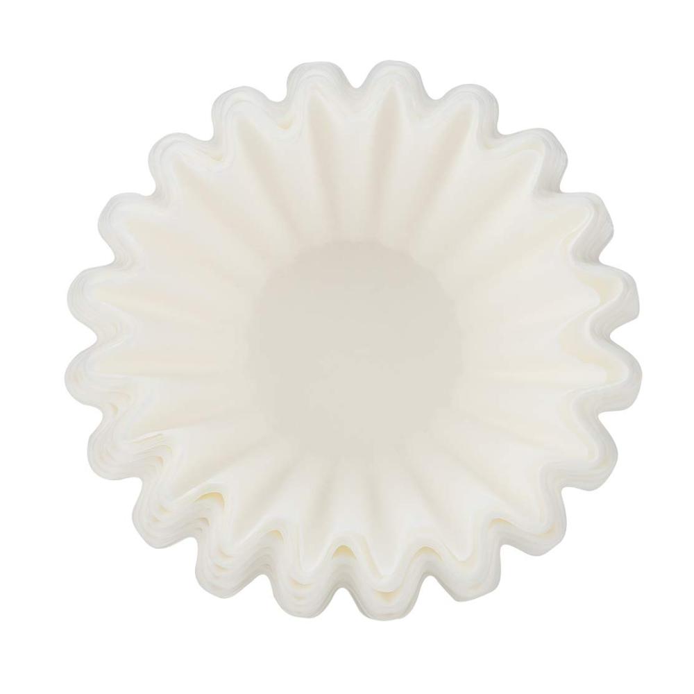 Entdecken Sie den Genuss 50 kuchenbecherförmige gewellte Einweg-Kaffeefilter für perfekten Kaffeegenuss! Hochwertiges Einweg-Kaffeefilterpapier ideal als Ersatz für die Kaffeezubereitung. Kompatibel mit Kaffeefiltern zum Übergießen. Machen Sie jeden Schluck unverg