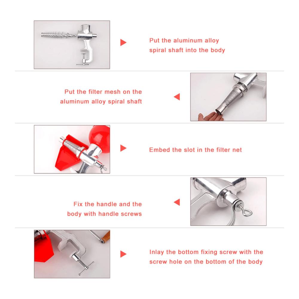 Entdecken Sie den ultimativen Geschmack mit unserer Aluminiumlegierung Dicker Manueller Entsafter für Saft- & Zitruspressen! Perfekt für Obst Tomaten Zitronen Orangen und Gemüse. Maximieren Sie den Frischegeschmack in Ihrer Küche - Ein unverzichtbares Küchenwerkzeug für gesunde Genüsse