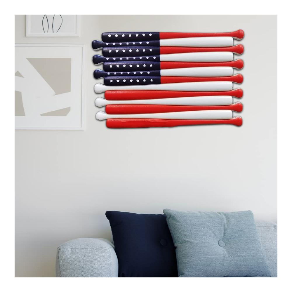 Blattgold Acrylskulptur-Bastelset Amerikanische Flagge & Wandkunst für Unabhängigkeitstag! Perfekte Heimdekoration & Wohnzimmer-Türanhänger. Gönnen Sie sich luxuriöse Base