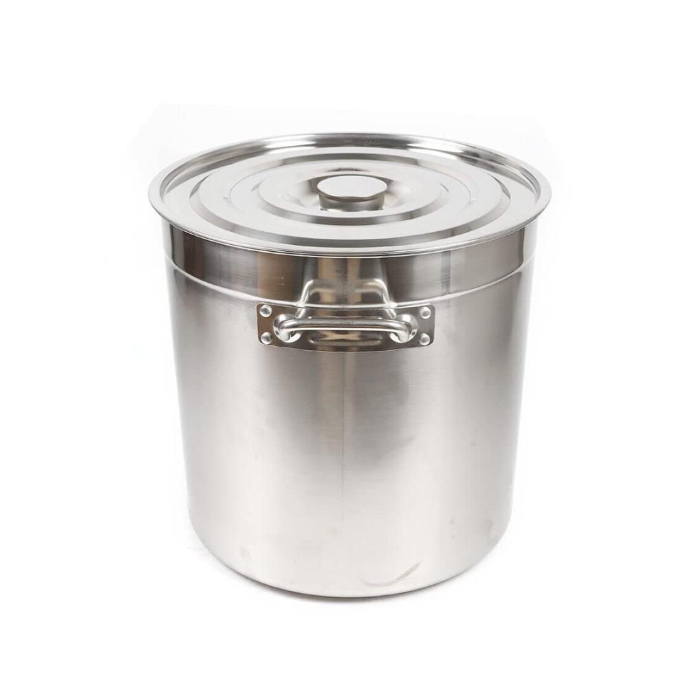 Entdecken Sie die Vielseitigkeit des Kochens mit unseren hochwertigen Suppentöpfen! Großer 50L Edelstahl-Kochtopf ideal für Eintöpfe und mehr. Multifunktionale Pfanne für täglichen Gebrauch mit praktischem 201 Edelstahl Deckel zum Kochen und Aufbewahren. Rostfreiem Stahl sorgt für Langlebigkeit