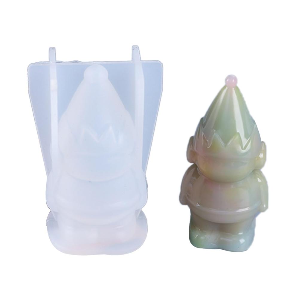 DIY Silikonform für Weihnachtspuppen Handgefertigte Ornamente & Deko Epoxidharz & Gips Duftende Kunstharz-Tropfen Ideal für Kreative Modellierung & Gießkunst
