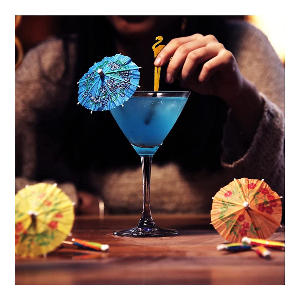 Entdecken Sie den ultimativen Charme 144 exklusive Cocktailspieße KAIAIWLUO Cocktailschirme & Papierschirme für die perfekte Bar- und Partydekoration. Stilvoll lebhaft und ein Muss für Ihre Cocktails Geträn