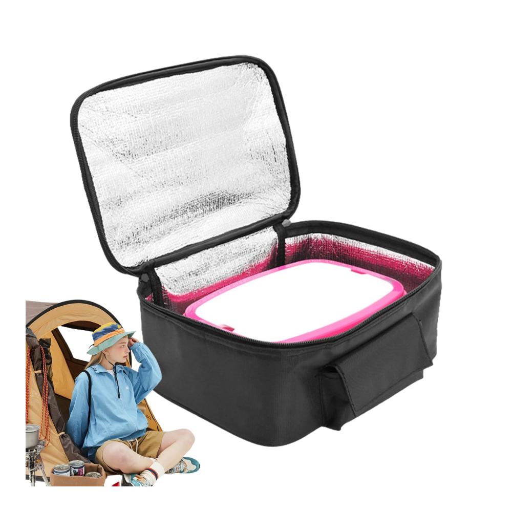 Elektrische Lunchbox für unterwegs | Tragbarer Speisenwärmer für Auto & Camping | Lebensmitteltransporter mit Slow Cooker Funktion