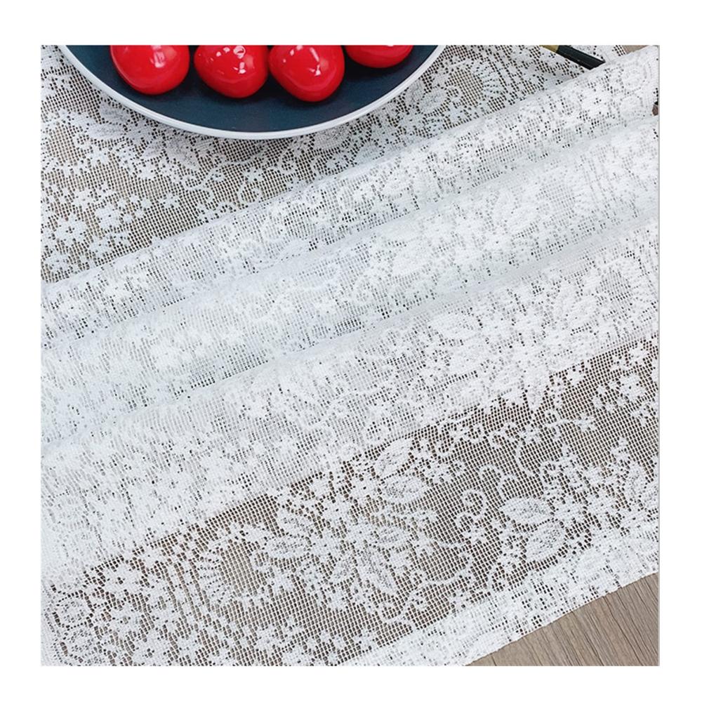 Boho Chic Weiße Spitze Tischläufer – Perfekte Hochzeitsdeko und Party-Dekoration für eine stilvolle Tischpräsentation (30x150