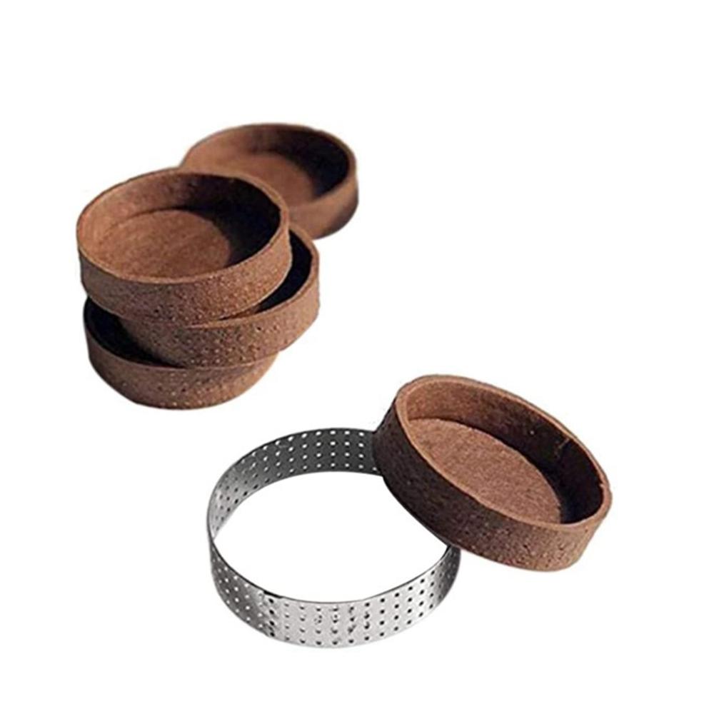 LOLPALONE 48er Pack Kuchenringe & Rahmen aus Edelstahl - Perfekte Form für Mousse & Kuchen - Hochwertige Backwerkzeuge - 6cm Durchmesser