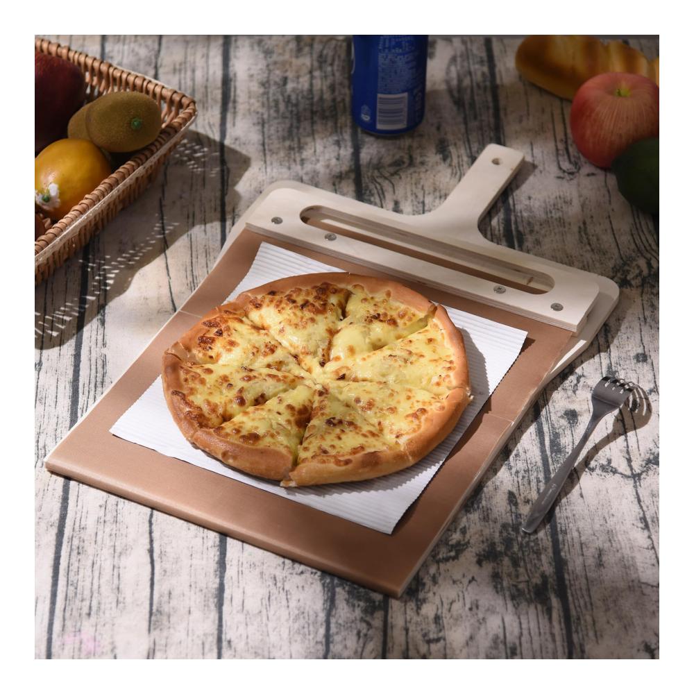 Entdecken Sie köstliche Leckereien mit unseren hochwertigen Pizzapfannen | Perfekte Ergänzung zu Ihrem Kocherlebnis mit Pizzaschieber aus Holz und praktischem Griff | Vielseitiges Küchenwerkzeug für Pizza Brot Gebäck Cupcakes und Muffins für Damen