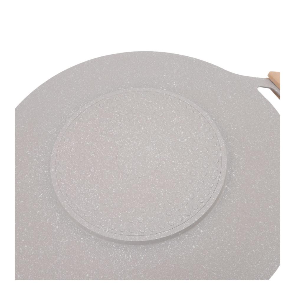 Grillpfannen-Set mit Antihaftbeschichtung Perfekte Bräune und Knusprigkeit auf dem Herd! Mikrowellengeeignet für schnelles Grillen von Fleisch und Gemüse (34cm). Erstklassiges Kochgeschirr