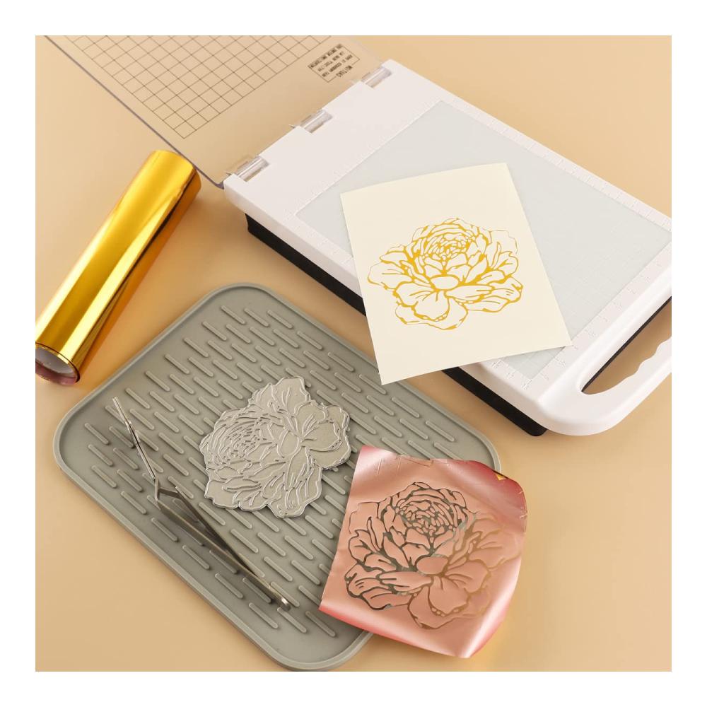 Foilpress Heat Press Crafting Profi-Druckpresse für UK 220V Kartenherstellung Scrapbooking Kits Folierplattform Glimmer System Prägung von Papier Leder & Vinyl Übertragung von Folien - Deine ultimative Folienpressen