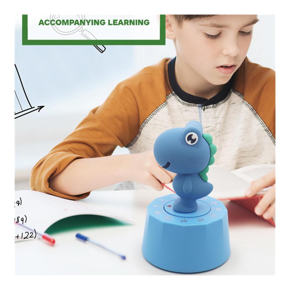 Eieruhren Küchentimer Niedlicher Dinosaurier Kinder Digitaltimer für effektives Zeitmanagement - 60 Minuten Countdown - Grün