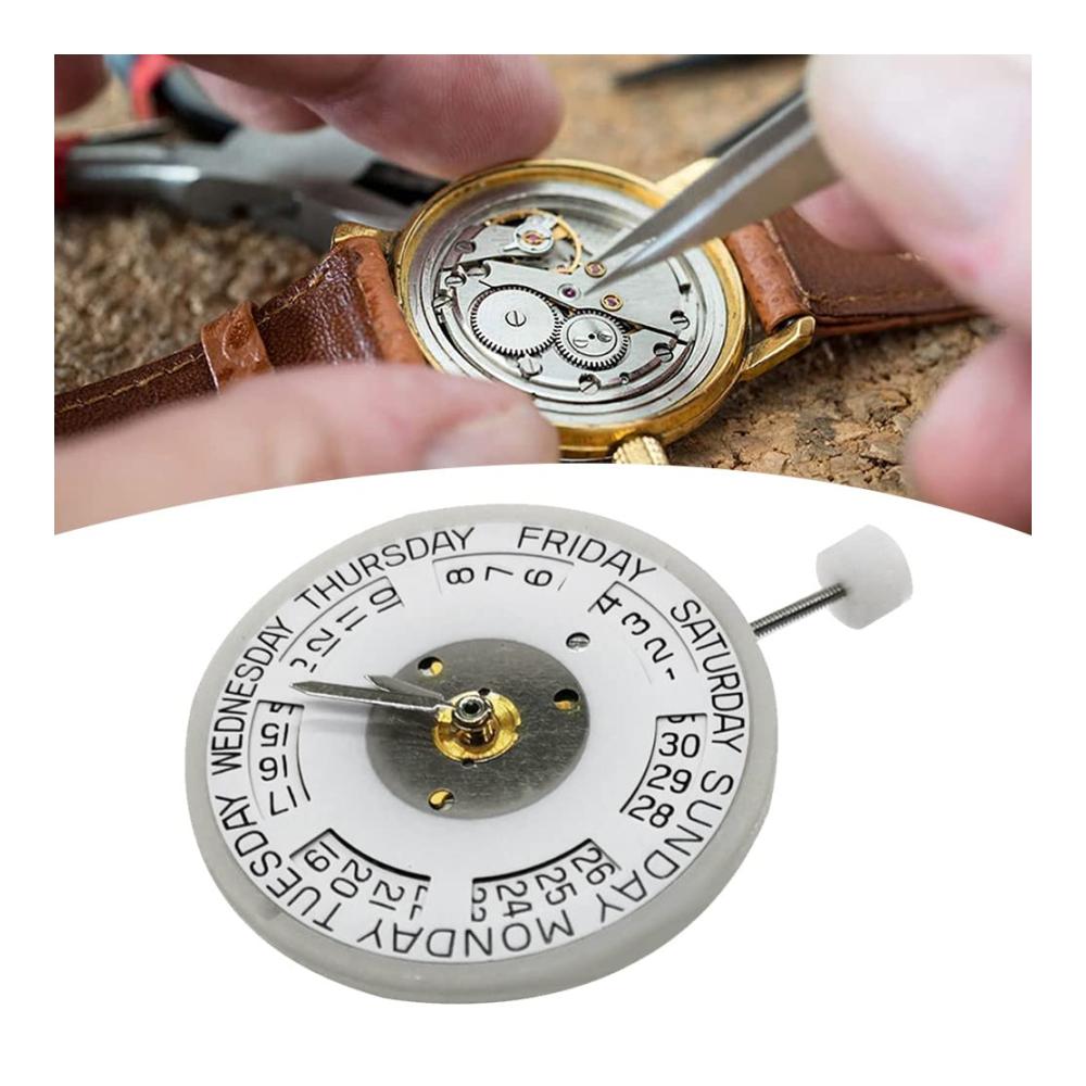 Entdecken Sie Präzision und Stil Hochwertiges 2834-2 Uhrwerk mit DREI Nadeln Oberer und Unterer Kalender Doppelter Kalender – Ihr Schlüssel zu zeitloser Eleganz! Automatisches Mechanisches Ersatzwerk-A für anspruchsvolle Zeitmesser. Perfekte Synthese aus Tradition und Innovation