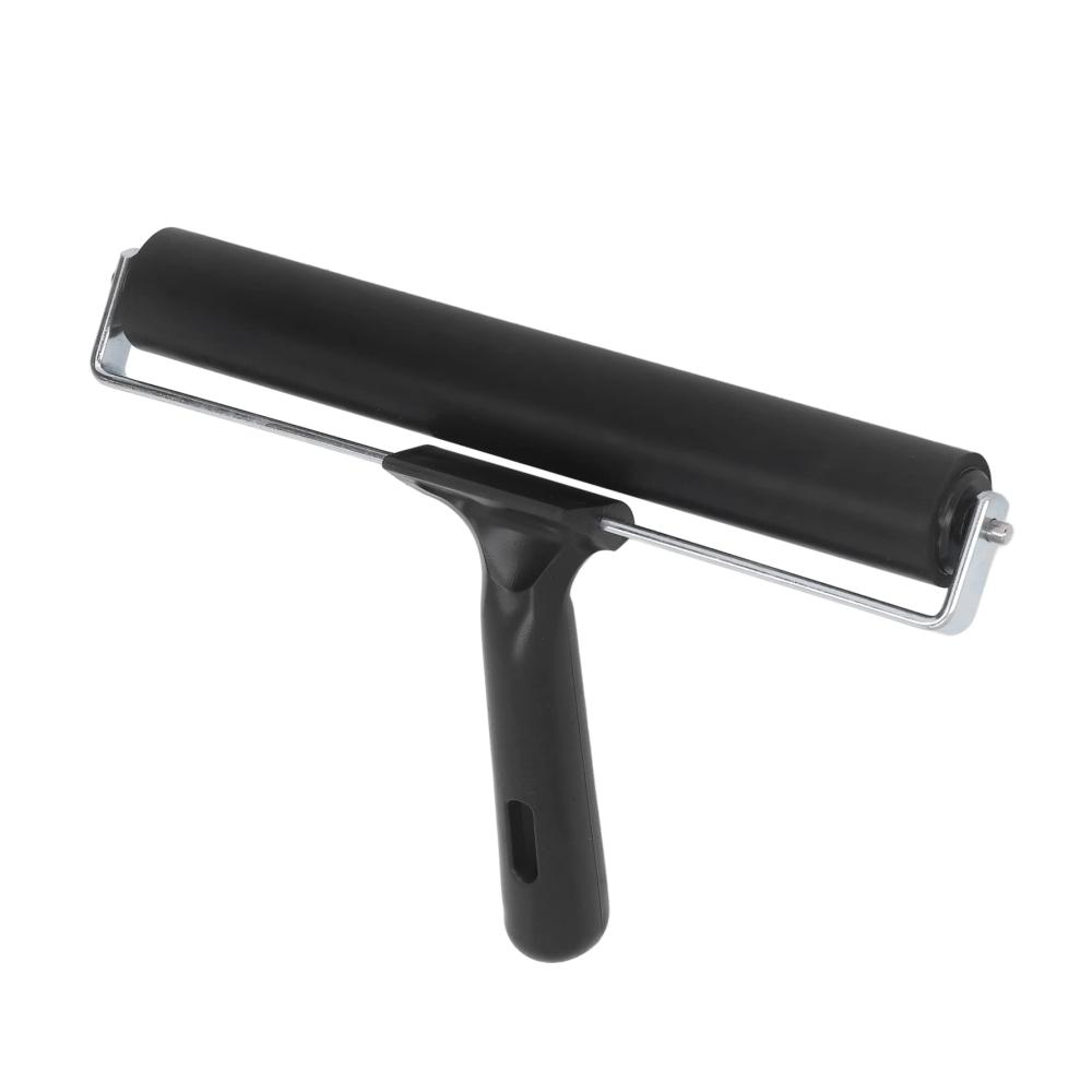 Entdecken Sie die Vielseitigkeit des Handrollers Gummiwalze Brayer-Walze 20 cm Länge für Druckgrafik Malerei und Basteln mit weichen Gummiwalzen und