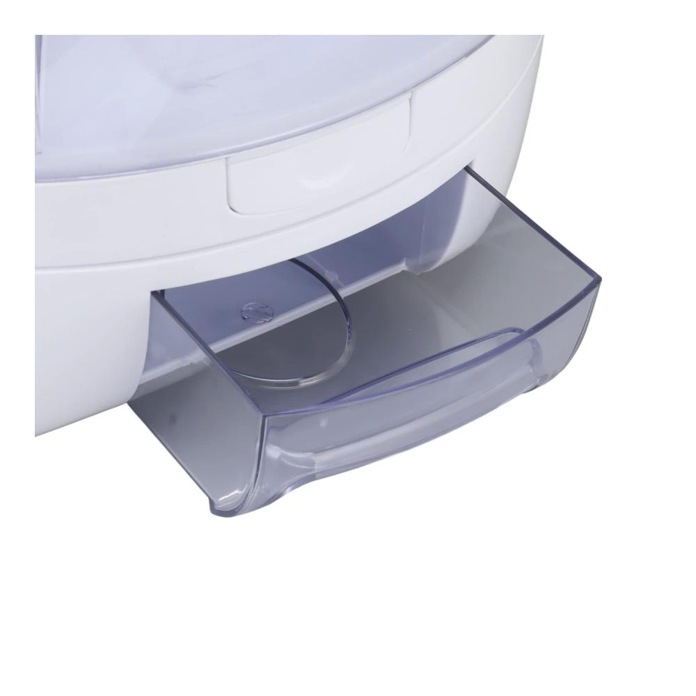 Müslispender mit 12L Kapazität | Drehbares Fachdesign für Küchenorganisation | Platzsparend & Transparent | Ideal für Zuhause | Praktischer Müsli Aufbewahrungsbehälter