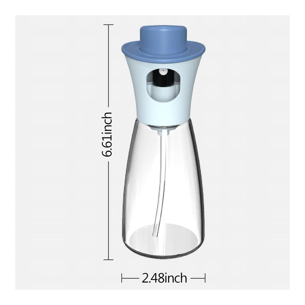 Ausgießer für die Flasche - Sprühflasche Ölsprüher Sodaglas 180ml - Nachfüllbarer Ölsprüher für Küche - Auslaufsicherer Spender für Salat Kochen Backen BBQ - Praktisches Küchenzubehör