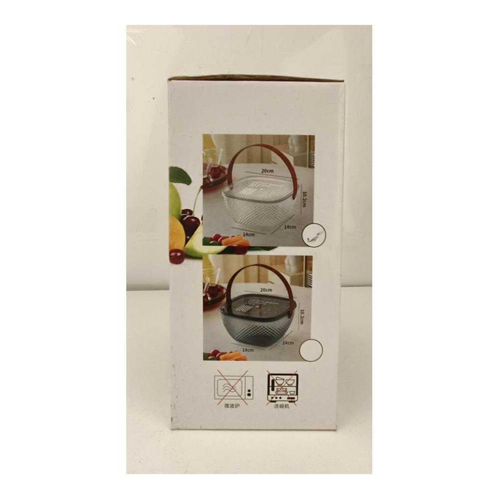 Entdecken Sie Eleganz Transparenter Obstkorb mit Griff | Arbeitsplatten Obstschale für Wohnzimmer-Dekoration | Süßigkeitenteller & Multifunktionale Hängende Obstgericht Lagerschale | Ideal für Küche & Speisekammer | Stilvoll organisiert und