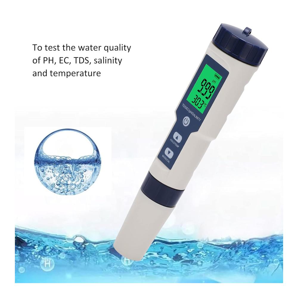 Entdecke die Vielseitigkeit Marker & Filzstifte mit EZ‑9909SP 5-in-1 Wasserqualitätsprüfstift! Analysiere PH TDS EC Salzgehalt & Temperatur mühelos. Wasserdicht staubdicht & automatische Erkennung für präzise Ergebnisse