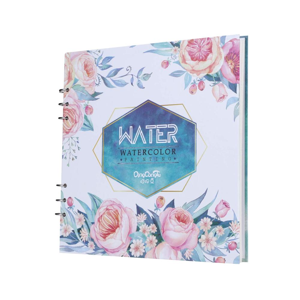 Premium Skizzenbuch mit 20 Blättern | Spiralbindung Hardcover | 300g Aquarellpapier | Ideal für Künstler Anfänger Kinder & Schüler | Blanko Notizbuch für Malen Aquarell & Skizzieren