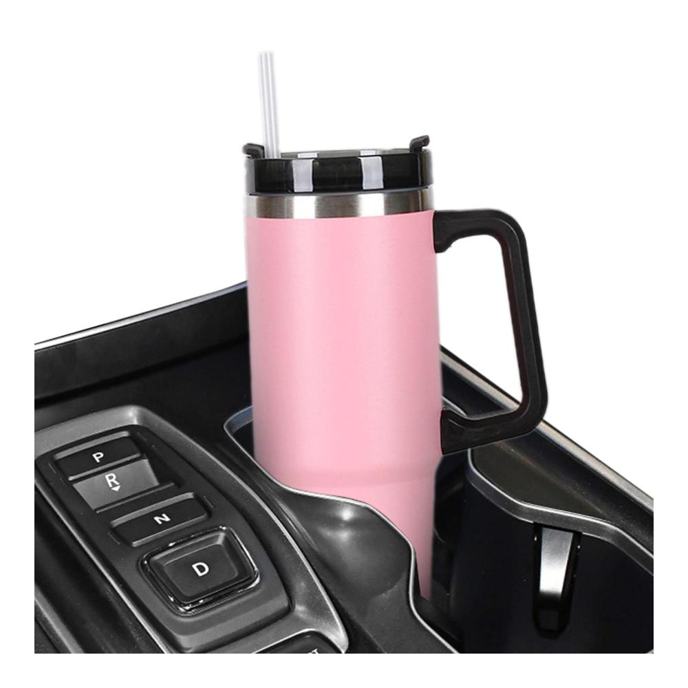 Genießen Sie Ihre Getränke unterwegs! Edelstahlbecher mit Deckel und Strohhalm - Thermobecher für Outdoor-Aktivitäten - Wiederverwendbar und isoliert - 30oz/900ml Kapazität - Perfekt für unterwegs