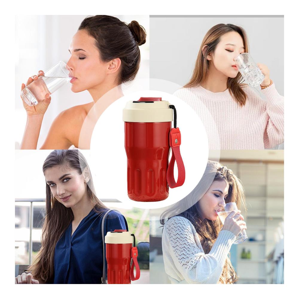 Intelligente Thermosflasche - 500 ml Digitalanzeige Isolierte Wasserflasche mit dichtem Verschluss für Reisen Zuhause Wandern Ausflug - Moderner Thermobecher Freizeitzubehör - Hält Getränke perfekt temperiert
